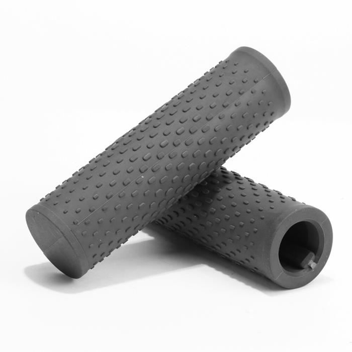 Poignées De Guidon En Silicone Antidérapantes Pour Trottinette Segway-Ninebot MAX G30, Noir/gris