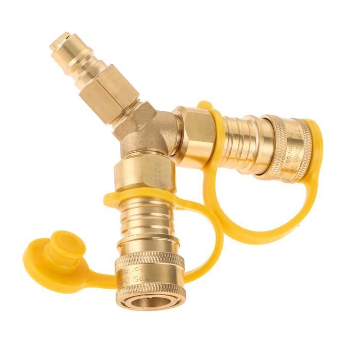 Adaptateur à connexion rapide en Y pour Barbecue er, 38 pouces, gaz