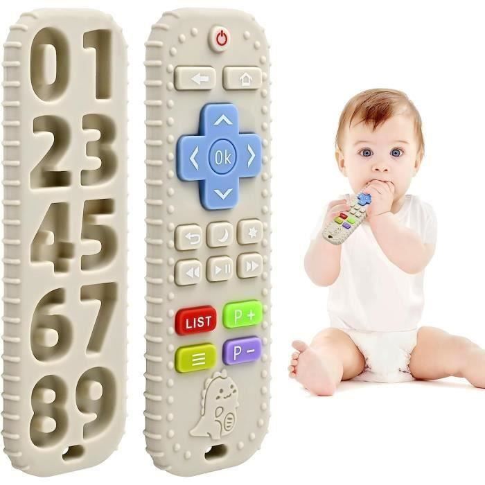 Jouet de Bain Télécommande en Silicone pour Bébé - AUTREMENT - Blanc -  Beige - 3 Mois et +