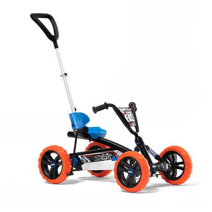 Kart à pédales BERG Buzzy Nitro 2 en 1 - Bleu - Pour enfants de 2 à 5 ans