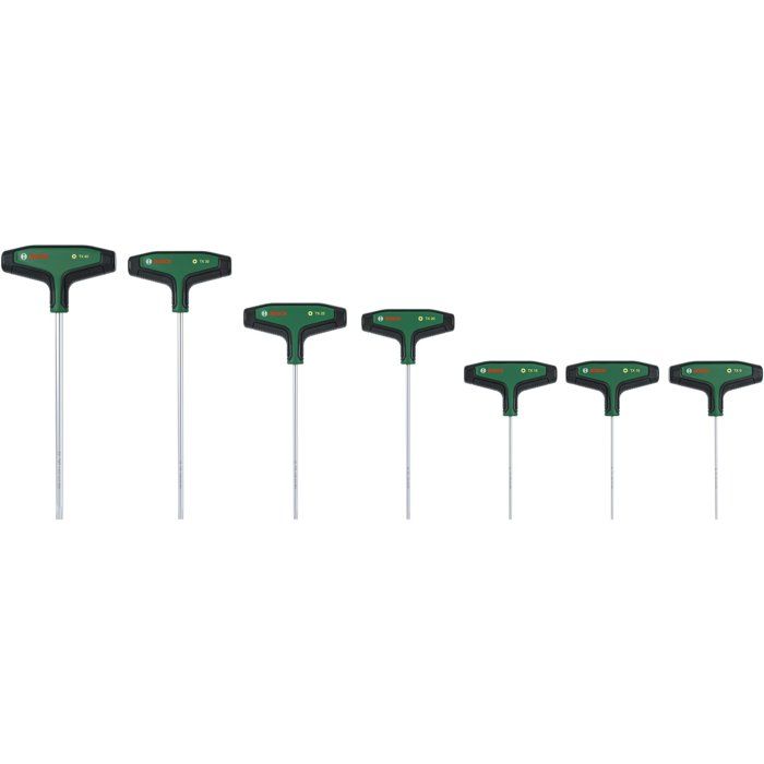 Set de 7 tournevis BOSCH Torx à poignée en T