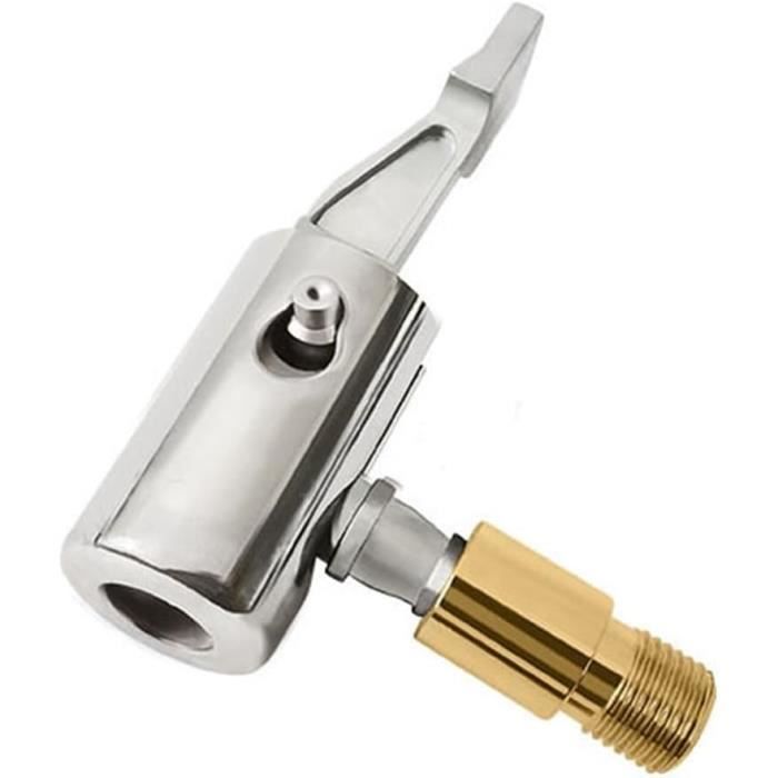 Connecteurs Pour Pompe à Air Portable - Adaptateur Valve Pneus Vélos, Moto, Voiture - Kit 1 Ou 2 Pièces