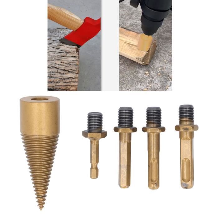 Foret à Bois Pour Chauffage Fendeur De Bûches Perçage Rapide Cône [192] - Jardin