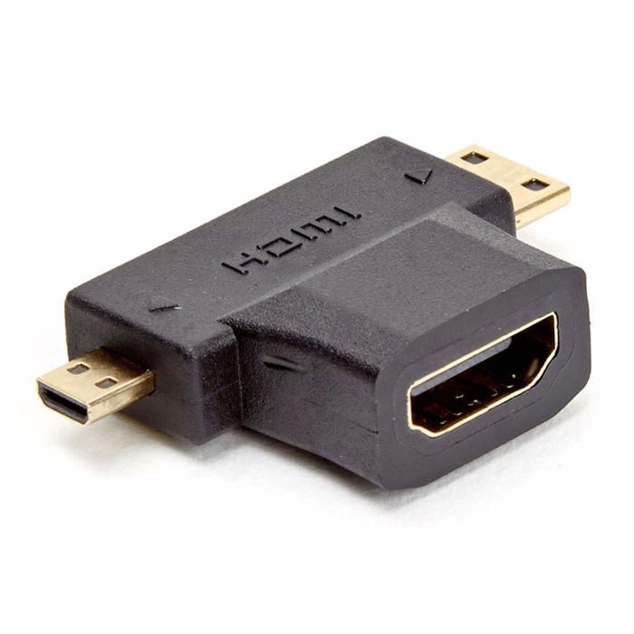 D2 Adaptateur 0 micro et mini HDMI mâle/ HDMI femelle