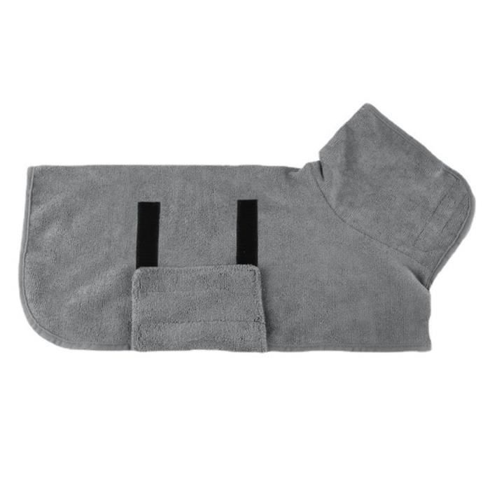 Meilleurs prix pour DAMILY® Serviette en microfibre pour animaux,Forte absorption d’eau, séchage rapide, Facile à essuyer, Taille XL, Gris