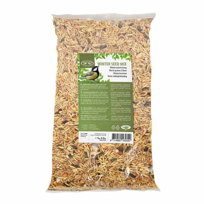 Comparer les prix de Mix de graines hiver 1kg pour oiseaux