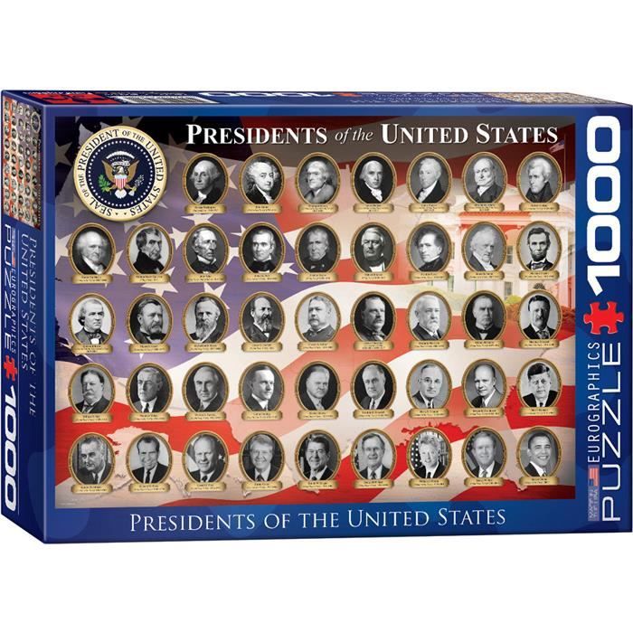 Puzzle Eurographics 1000 pièces - Présidents américains