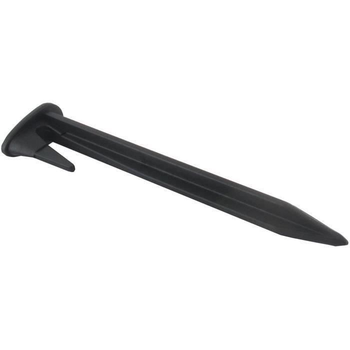 Sachet de 90 clous / cavaliers plastiques universels pour fixation de nos câbles