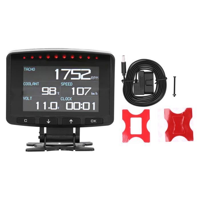 Afficheur Tête Haute Pour Voiture, GPS Compteur De Vitesse Numérique