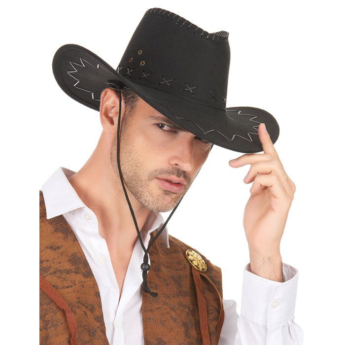 chapeau cowboy noir
