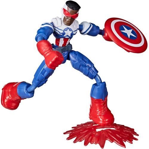 Jouet - HASBRO - Marvel Avengers Bend And Flex - Bleu - A partir de 3 ans - Flexible et amusant