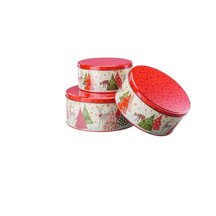 Hutschenreuther Sammelserie 2017 O Tannenbaum Set 3 Plätzchendosen