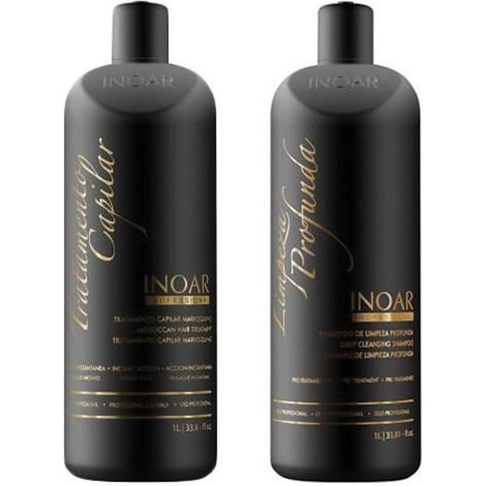 Kit Lissage Brésilien Inoar GHAIR + Shampoing Offert - Soin Capillaire Profond