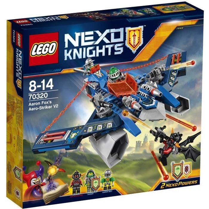 LEGO® Nexo Knights 70320 LAero Striker V2 dAaron Fox Reconditionné - Lego reconditionné disponible sur Cdiscount Seconde Vie