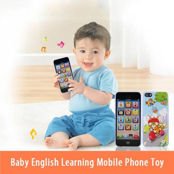 Jouet De Telephone Portable Bebe Enfants Apprentissage De L Anglais Cdiscount Jeux Jouets
