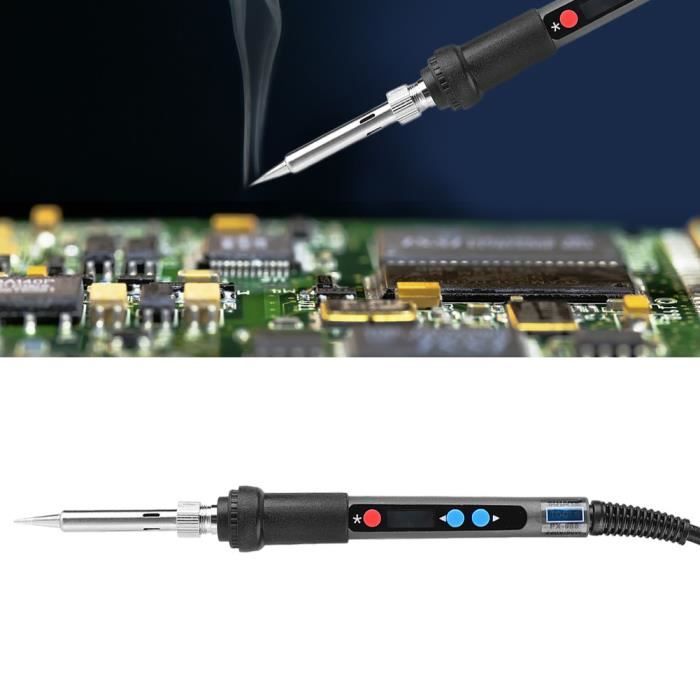 Fer à Souder Numérique MINIWARE TS21 - Portable, 65W, Chauffage Rapide - Parfait Pour Bricolage Et Réparations électroniques - 10