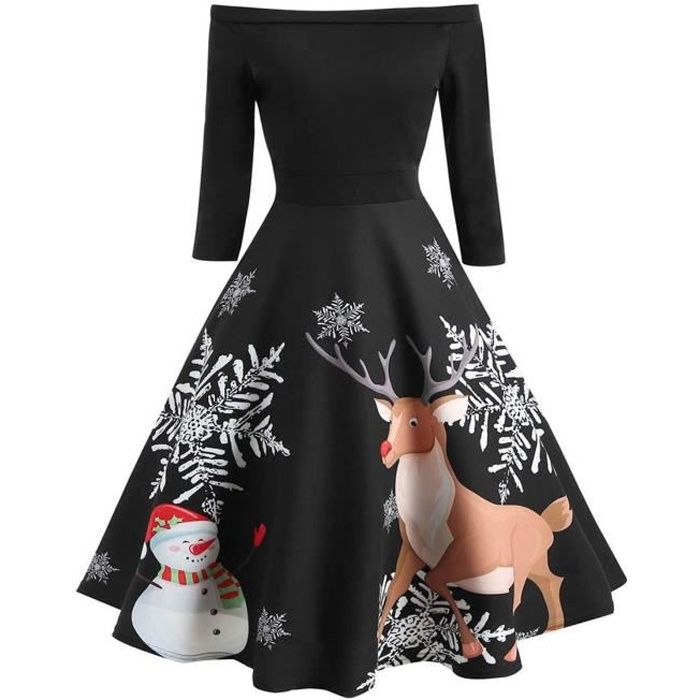 robe noir noel