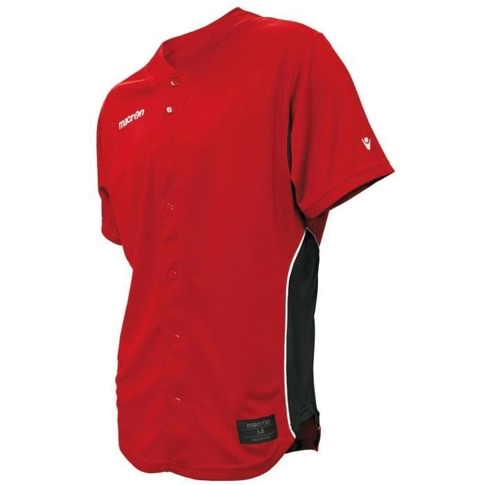 Tshirt Manches Courtes Baseball Homme (Blanc / Noir