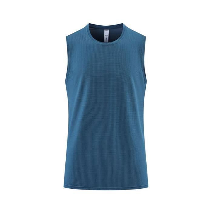 Débardeur De Fitness Satire Gym Homme - Séchage Rapide, Coupe Moulante, Polyester/Élasthanne - Pour Musculation Et Sport