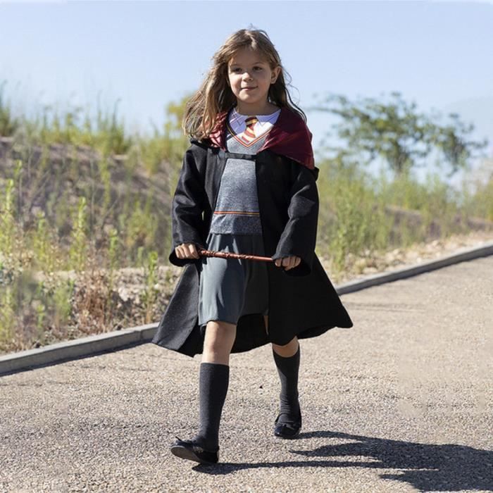 Déguisement Hermione Granger Fille - MALKRIS - Harry Potter Cosplay - Noir  - Ensemble 3 pièces - Cdiscount Jeux - Jouets