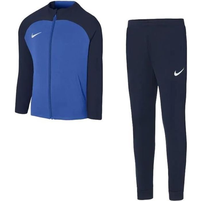 Survetement Homme Nike Dri-Fit Bleu Marine - Fitness - Manches longues -  Respirant Bleu - Cdiscount Prêt-à-Porter