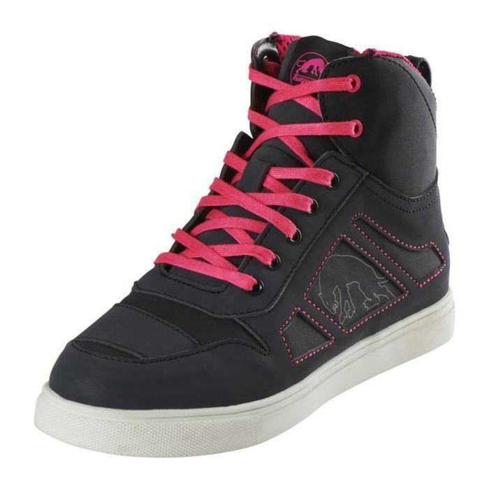 Chaussures moto femme Furygan Angie D3O - noir/rose - 38