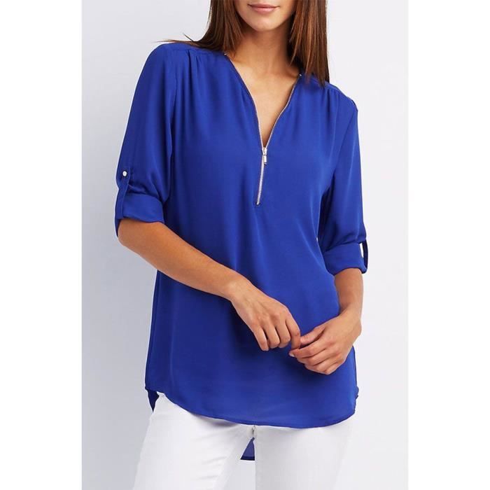 Chemise Boutonnée ExOfficio Femme XS - Bleu/rose à Carreaux - Manches Longues, Randonnée
