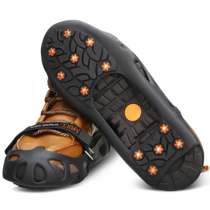Crampons De Traction ICE TREKKERS DIAMOND GRIP – Grande Taille, Marche Sur Neige Et Glace