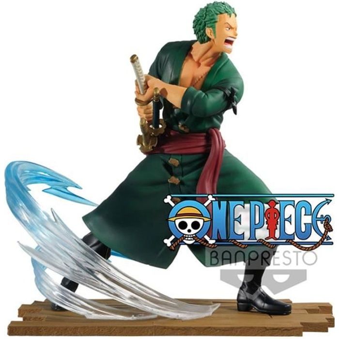 Figurine One Piece Roronoa Zoro Log File Selection Fight Vol 1 14cm Cdiscount Jeux Jouets