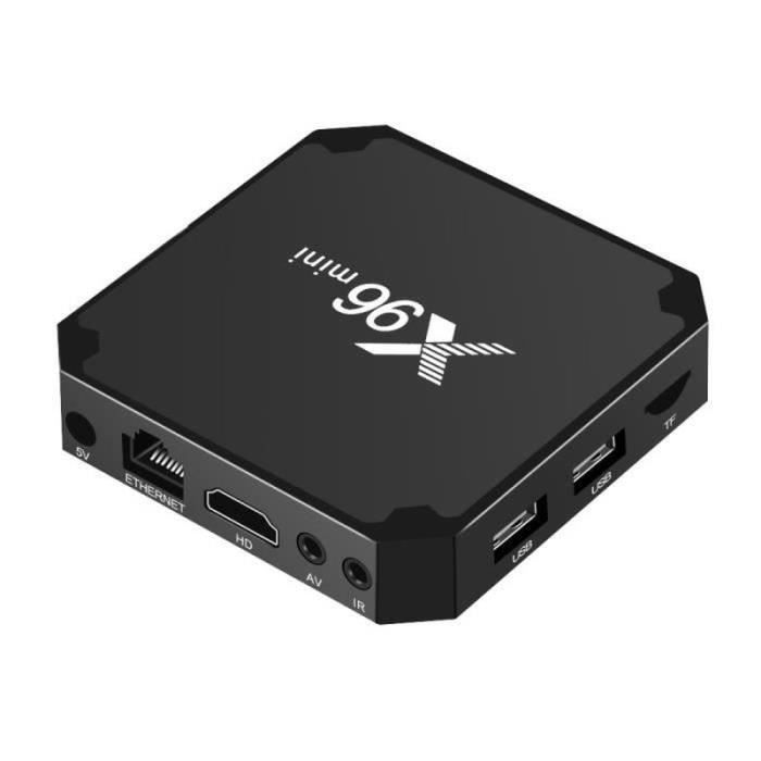 TV Box X96 Mini Android 11 - Processeur Amlogic S905W2 Quad-Core, 2GB RAM/16GB ROM, WiFi 2.4G, 4K - Support Français