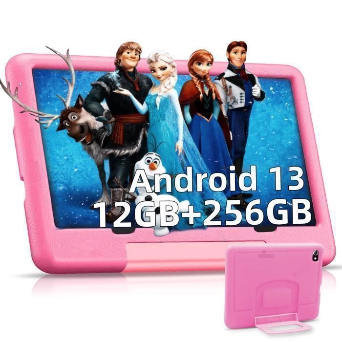 Tablette Enfant 9 Pouces Android 15 – 12 Go RAM, Gemini AI, Contrôle Parental