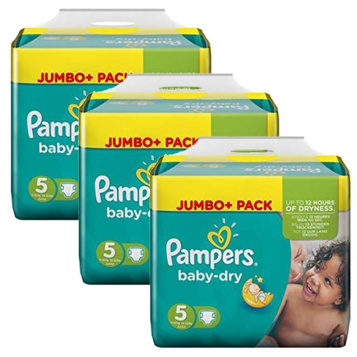 403 x couches bébé Pampers Taille 5 baby dry Cdiscount Puériculture