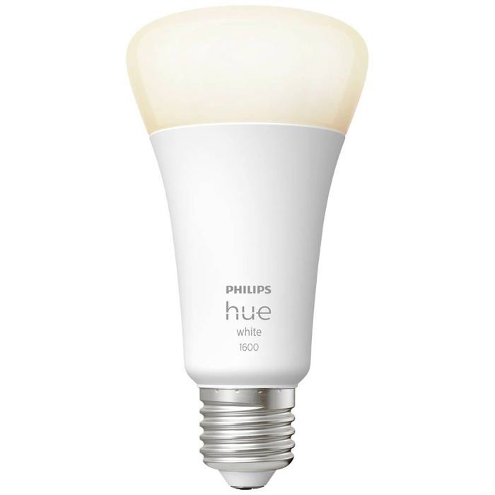 Philips Hue White, ampoule LED connectée E27 100W, 1600 lumen, compatible Bluetooth, fonctionne avec