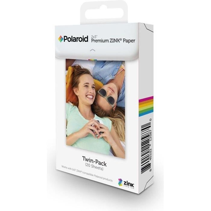 Polaroid Recharge Papier Pour Zip Snap Z2300 X20p Appareil