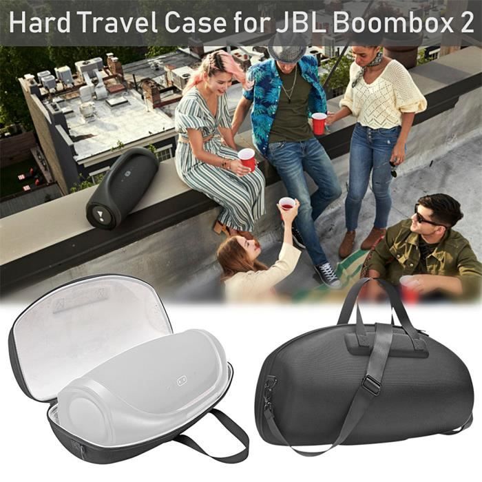 Qiilu Étui de Dur pour Enceinte Portable Boombox