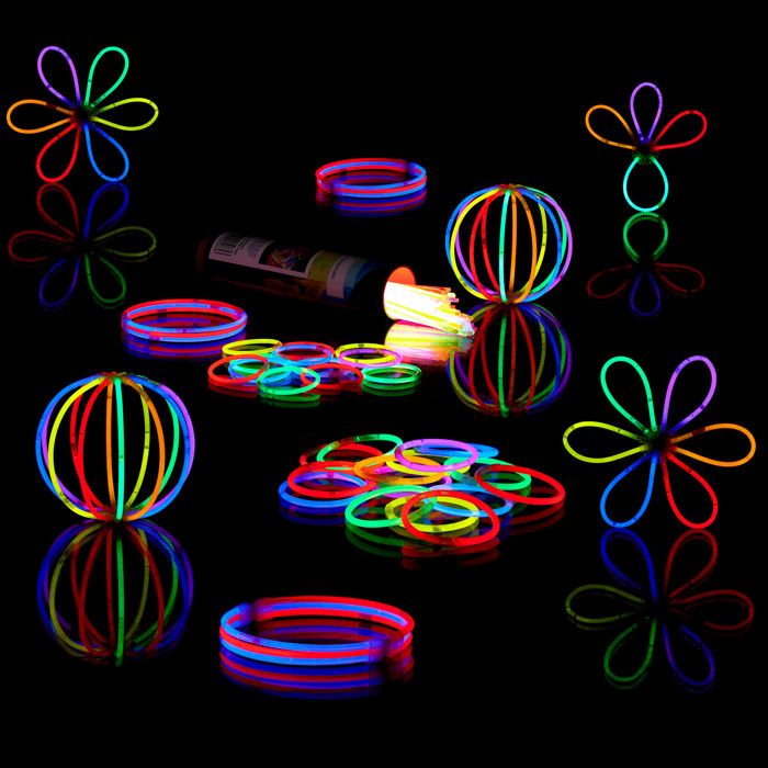 375 Pièces Bracelets Et Bâtons Fluorescents Lumineux Pour Fêtes - Dora Sicom