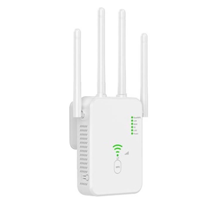 Amplificateur WiFi 1200 Mbps - Répéteur Sans Fil 5G - Blanc - Neuf