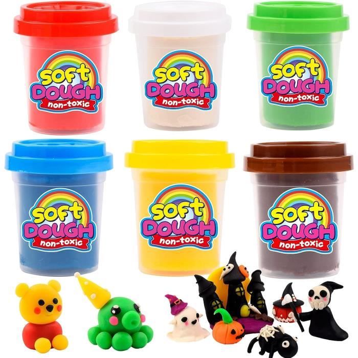 Snarflun 34 Pièces Pâte à Modeler – 12 Pots – Accessoires Cuisine – Outils Créatifs – Dès 2 Ans – Cadeau Anniversaire