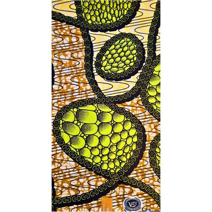 MAYNOWAX Coupon Pagne Tissu Wax Africain cire original 100 coton 2