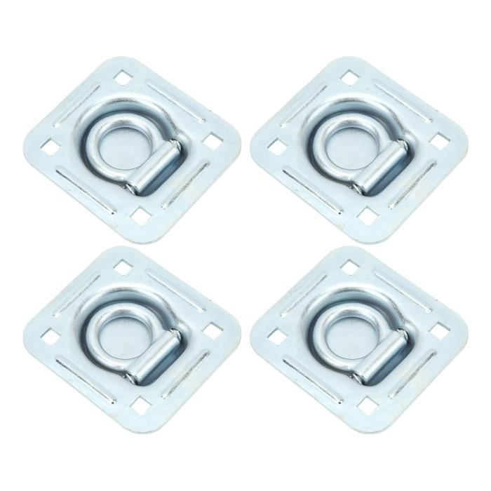 10 Anneaux D'arrimage En D Acier Inox – Support 400 Kg, Pour Remorques, Camions, Bateaux - 3