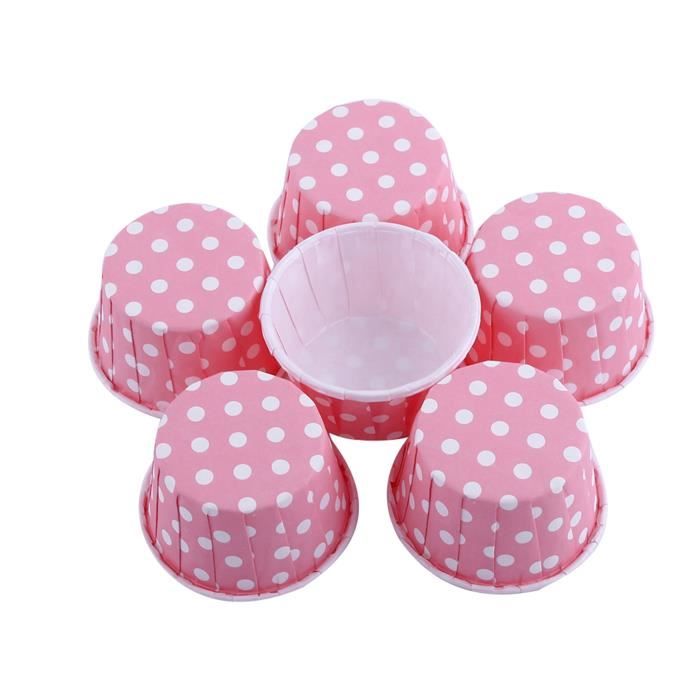 Caissettes à muffins en papier La Cucina 6 cm 100 pièces Blanc