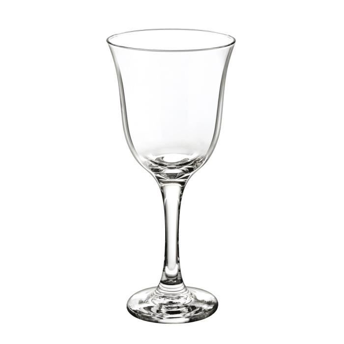 Verres /à vin rouge//verres /à pied transparent 0,2//l-20 pi/èces dans coffret pratique