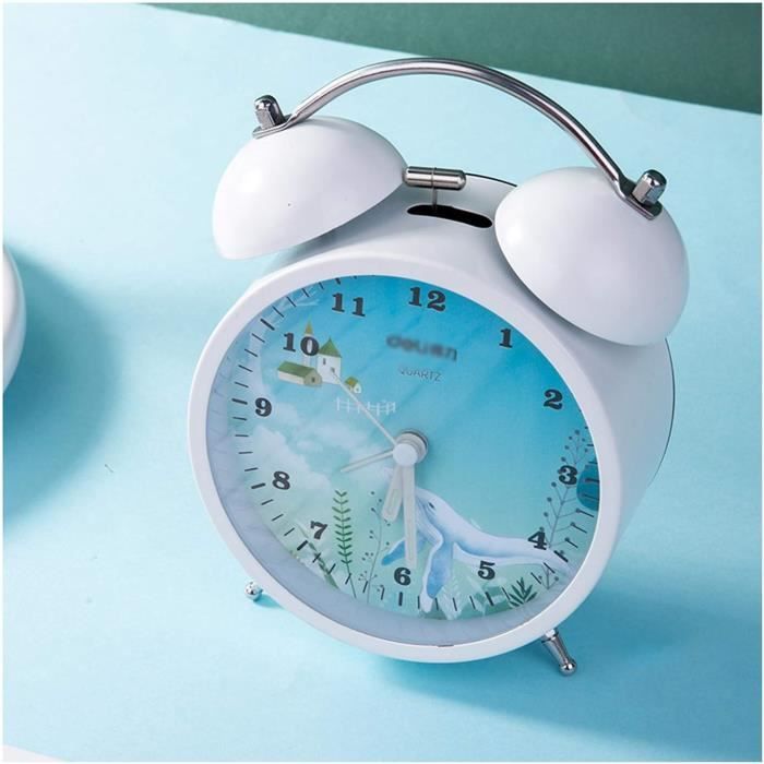 CFDZCP Radio-Réveil Dinosaures 3D LED - Horloge Stéréo Avec Lumière Nuit Multicolore Pour Chambre Enfants