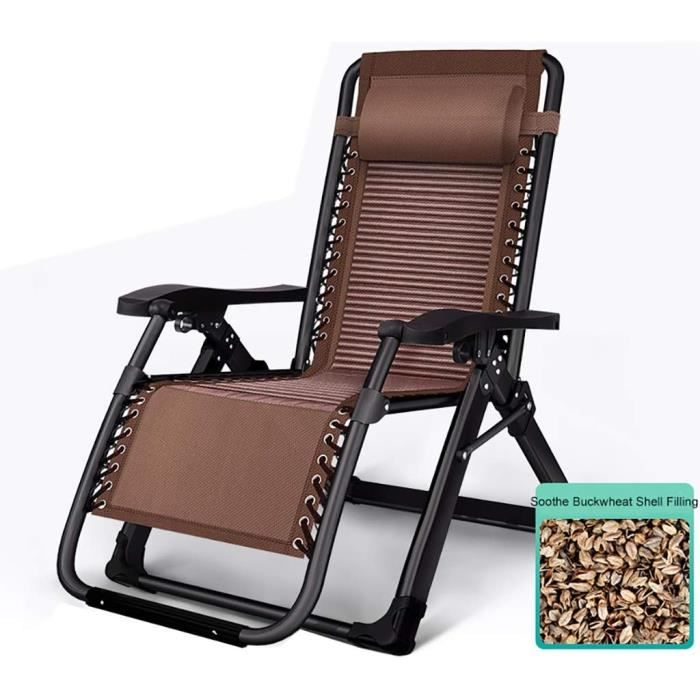 relaxdays chaise longue réglable - chaise de plage pliable - chaise