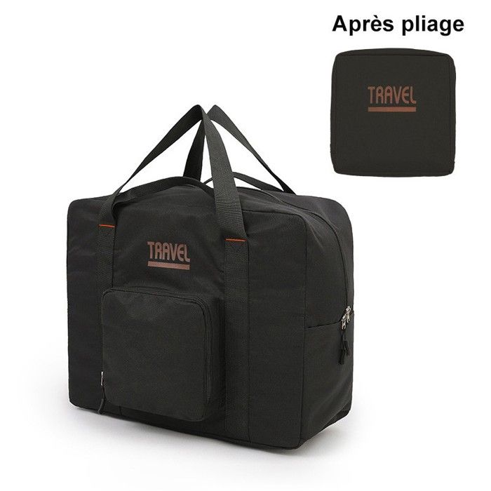 Sac De Voyage Pliable étanche En Nylon – 40x30x13.5 Cm, Cabine Air Compagie, Sport Et Camping