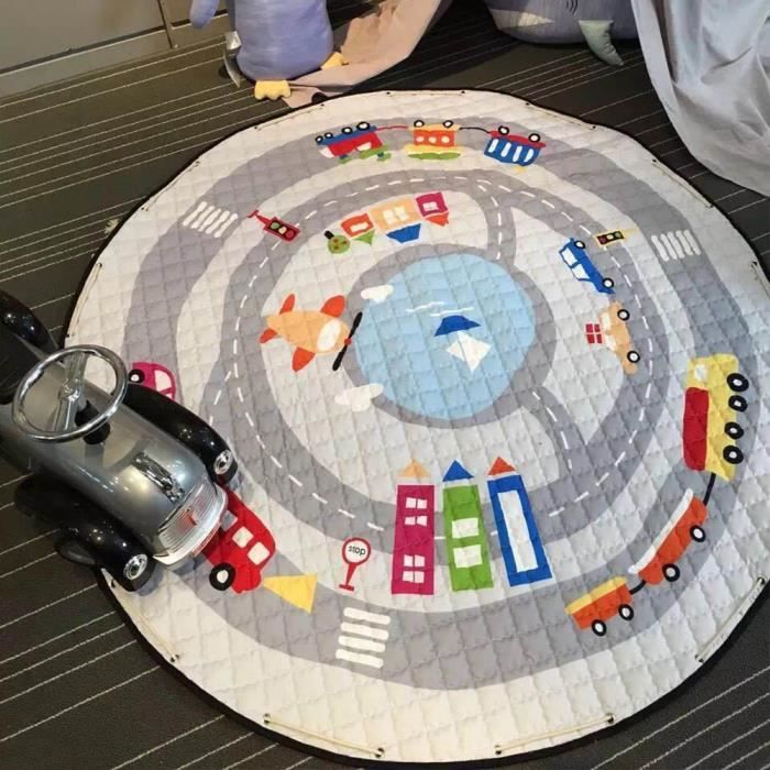Vococal ® Tapis De Jeux - Bébé mignon coton rond chambre ...
