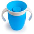 Tasse d'Apprentissage - Cup Entraîneur 360° - Bébé Tasse Imperméable à l'eau - Bleu-1