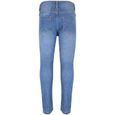 Enfants Filles Extensible Brodé Denim Jeans Mode Fanée Mode Jegging Confort Maigre Pantalon Âge 5-13 Ans-1