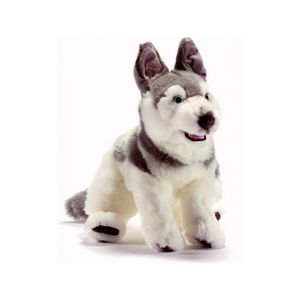 Peluche Husky Chien De Traîneau Doudou 20 Cm - Marque Sandy - Tout Doux Neuf