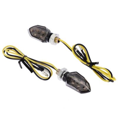 FEZZ Clignotants LED Moto Séquentiels - Pack De 4 Universels Amber